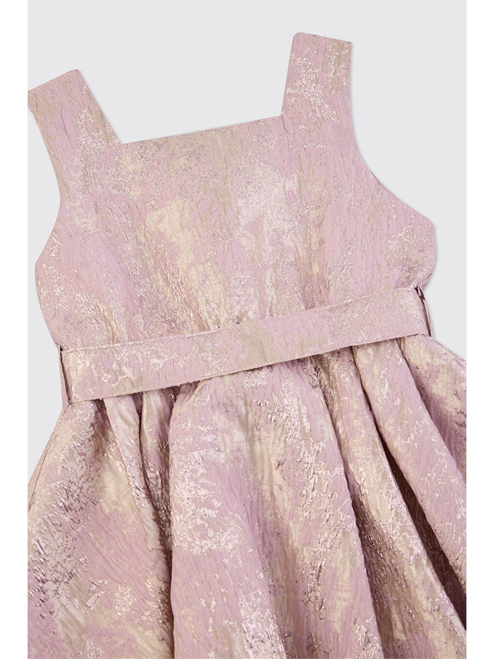 Kız Çocuk Balon Pembe Parti Elbisesi-2