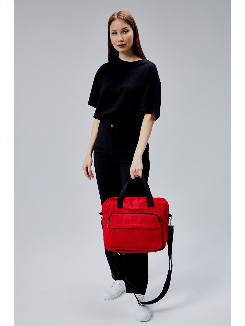 Nora Bag Kırmızı Sırt Laptop Çantası-3