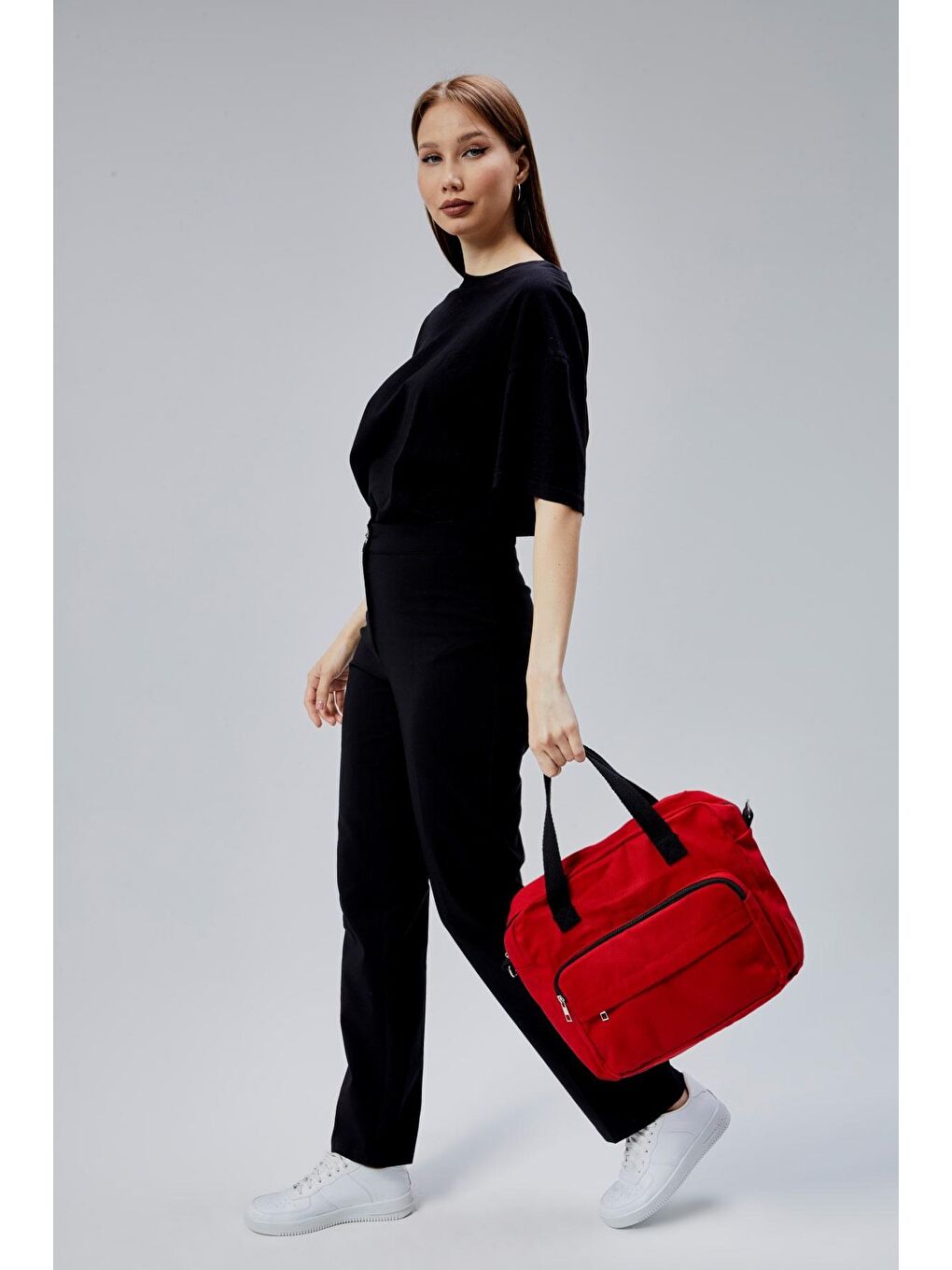 Nora Bag Kırmızı Sırt Laptop Çantası-4