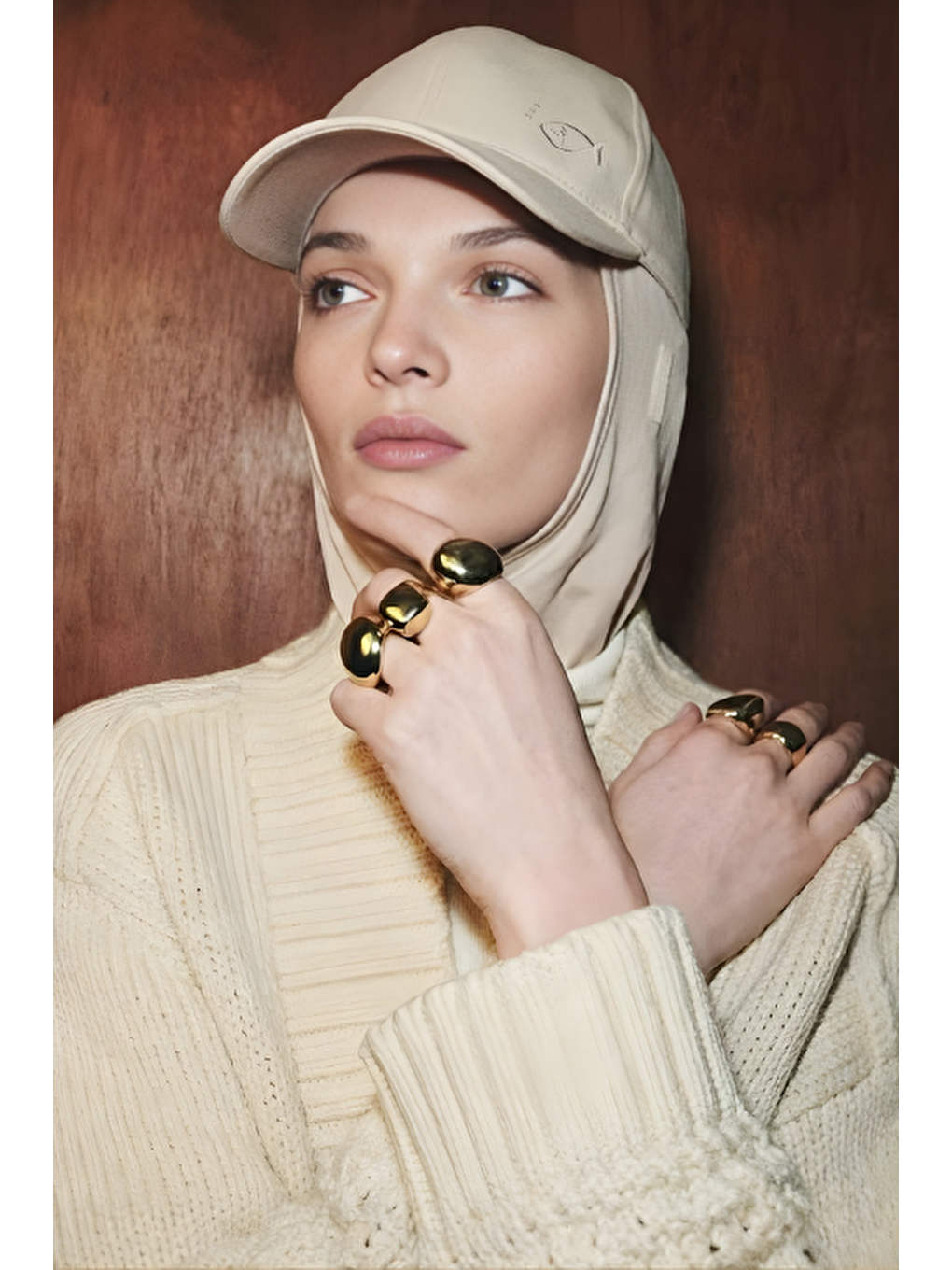 Denim Kepli Spor Bone Ekru-1