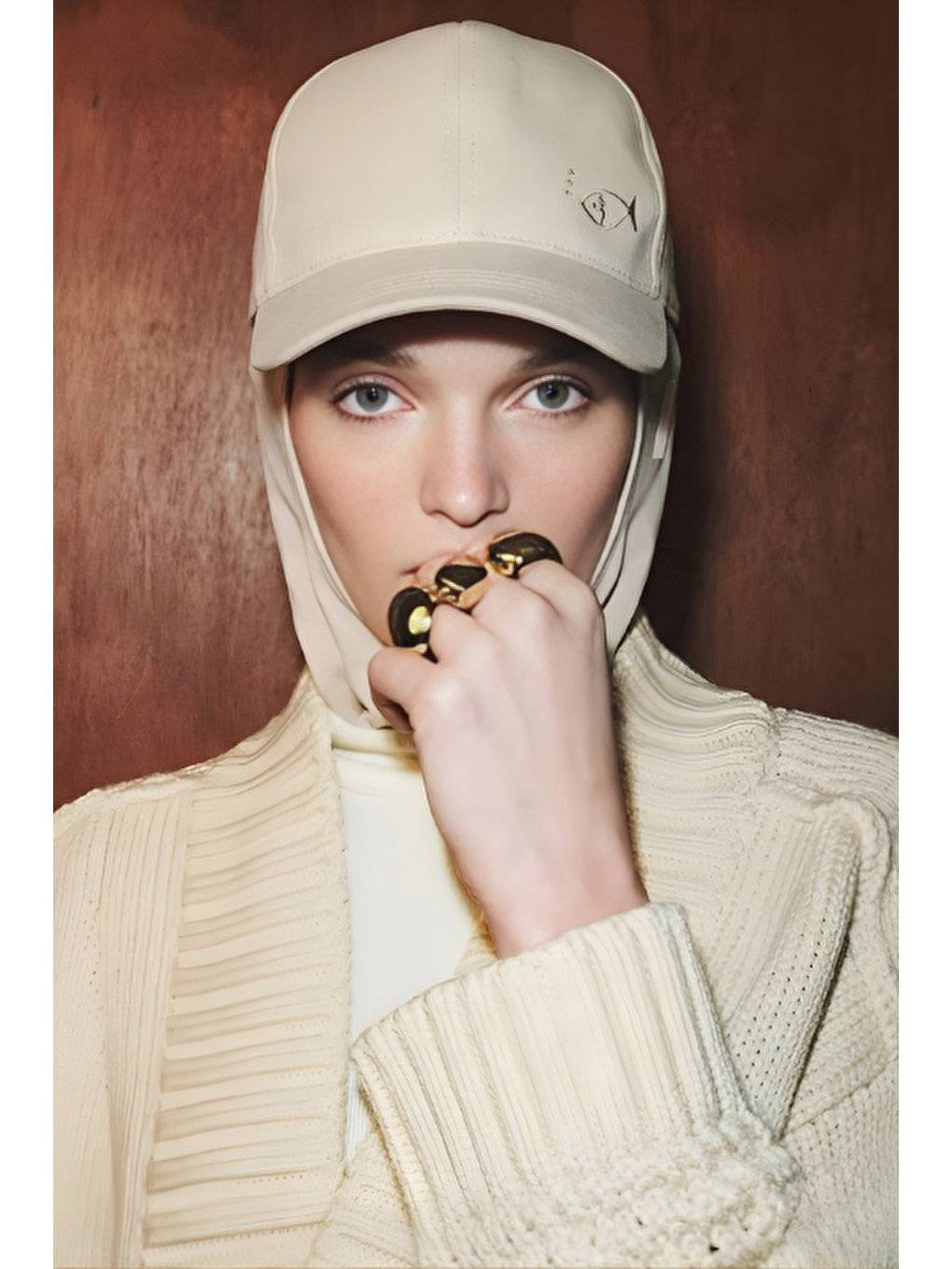 Denim Kepli Spor Bone Ekru-2