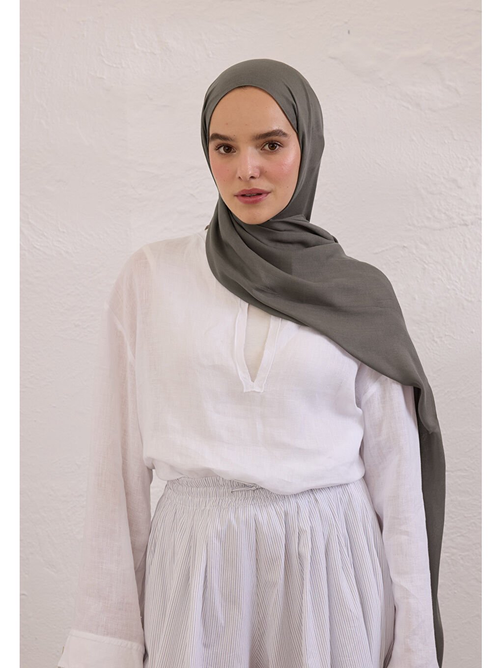 Antrasit SOFT VİSKON ŞAL DUMAN