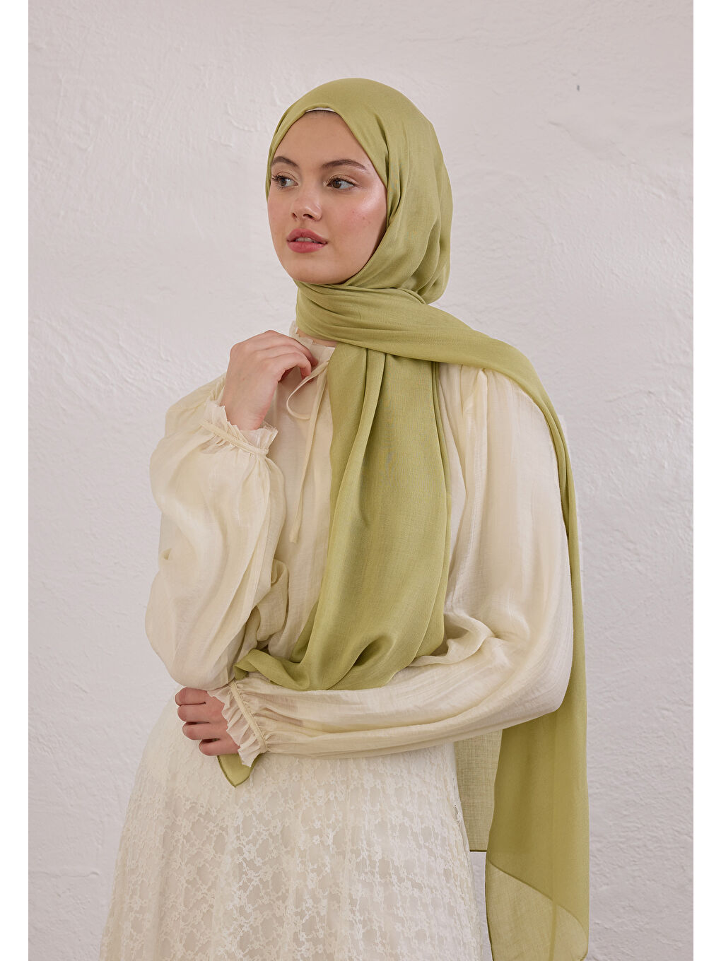 Yeşil SOFT VİSKON ŞAL ADAÇAYI