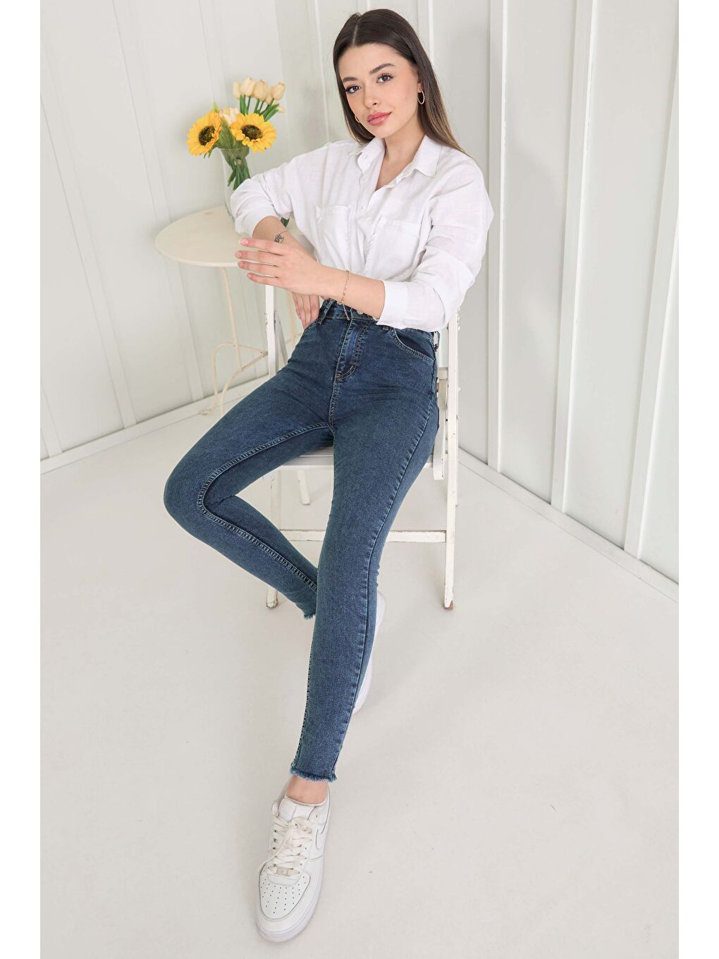 Jean Pantolon Koyu Mavi   11602-3