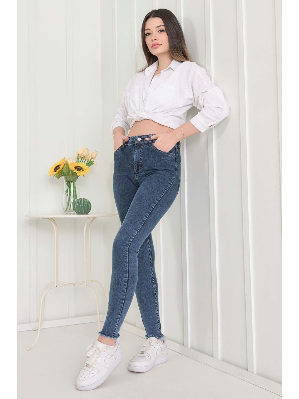 Jean Pantolon Koyu Mavi   11602-4