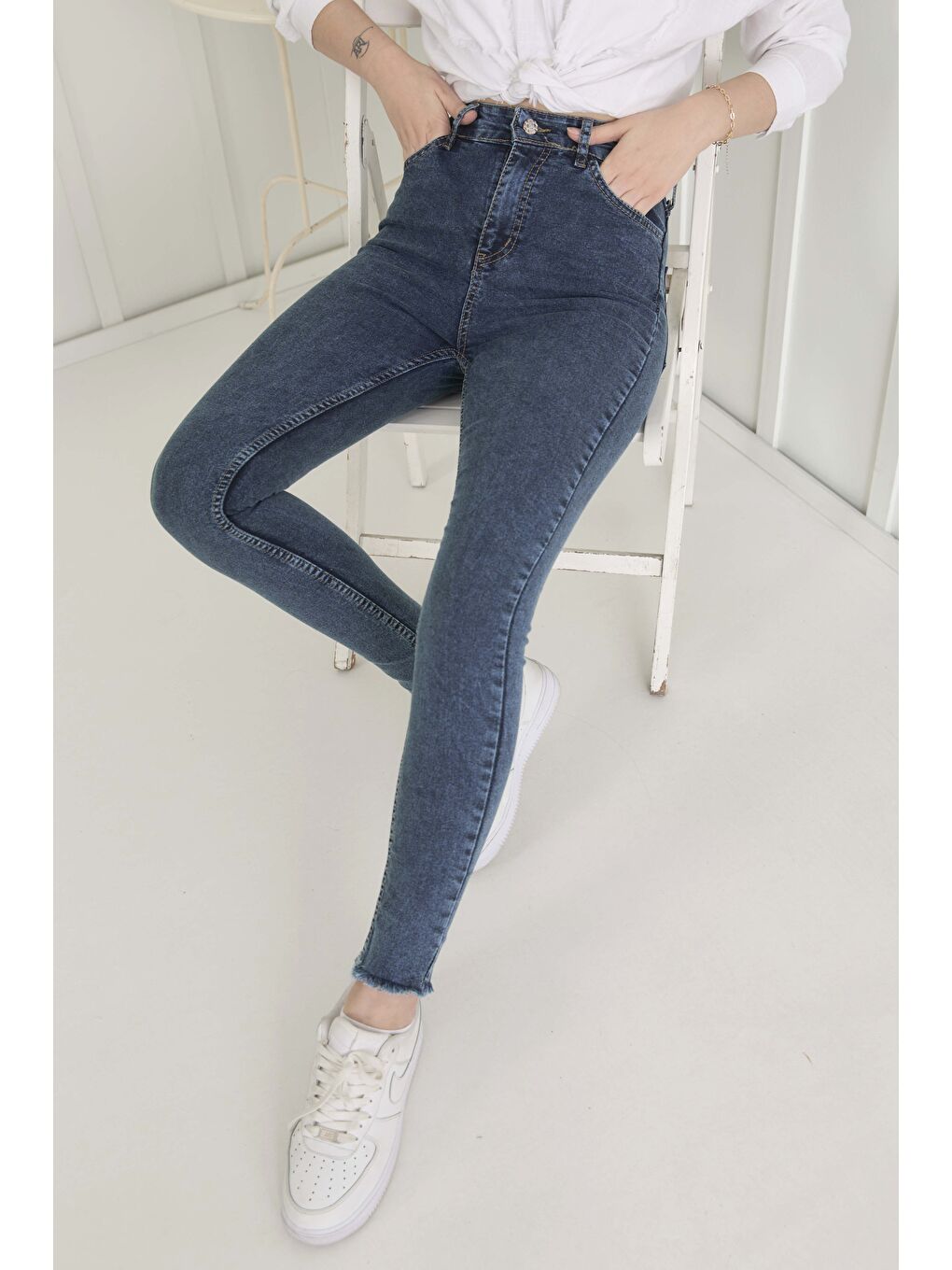 Jean Pantolon Koyu Mavi   11602-6