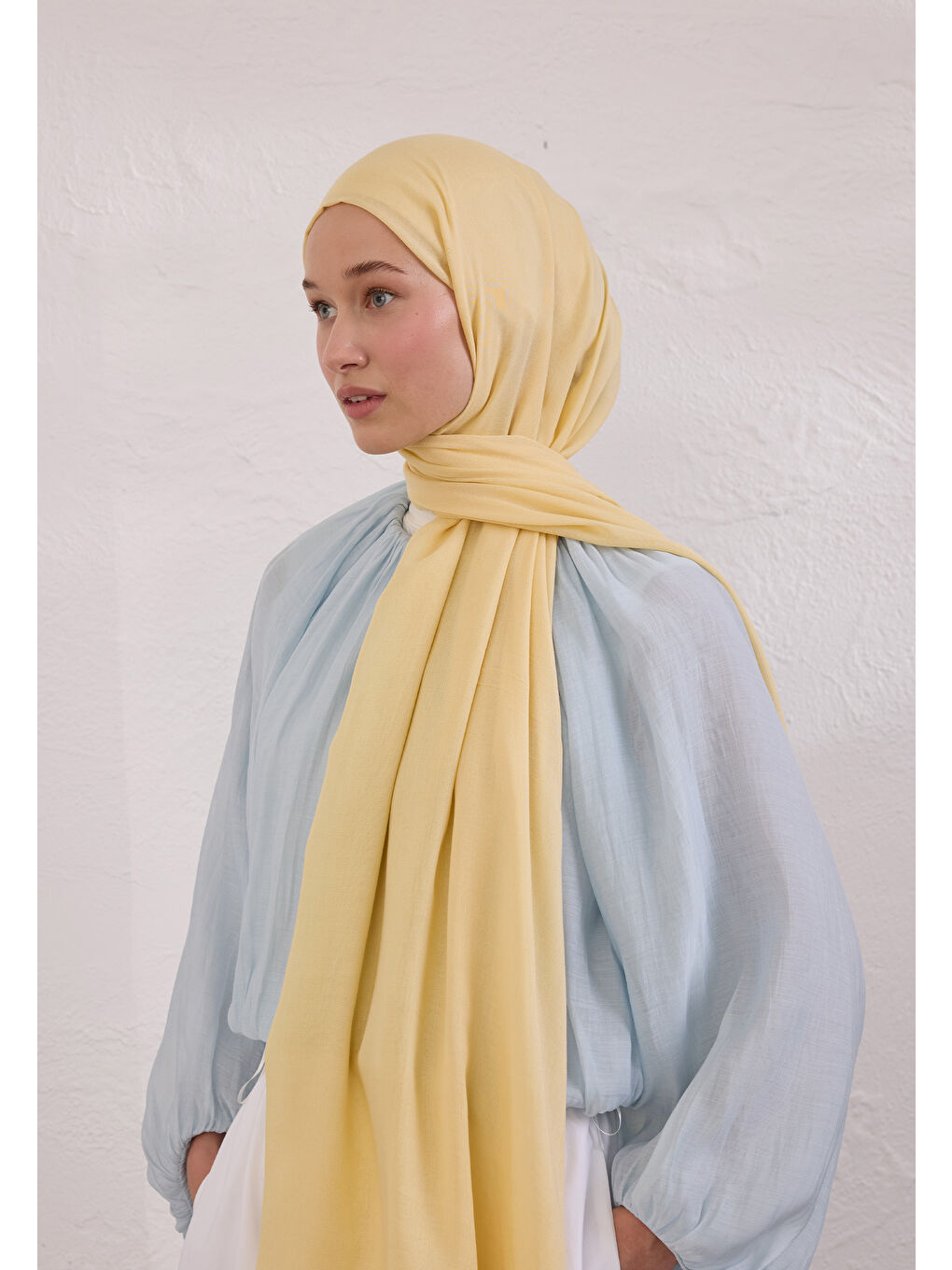 Bej SOFT VİSKON ŞAL TEREYAĞI-1