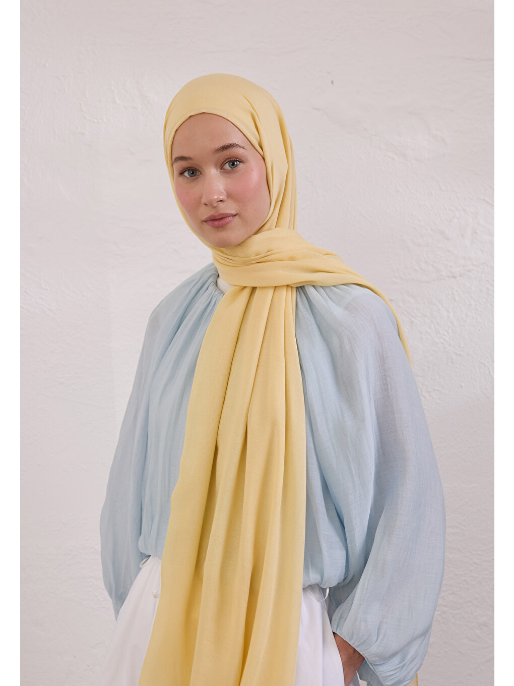 Bej SOFT VİSKON ŞAL TEREYAĞI-2