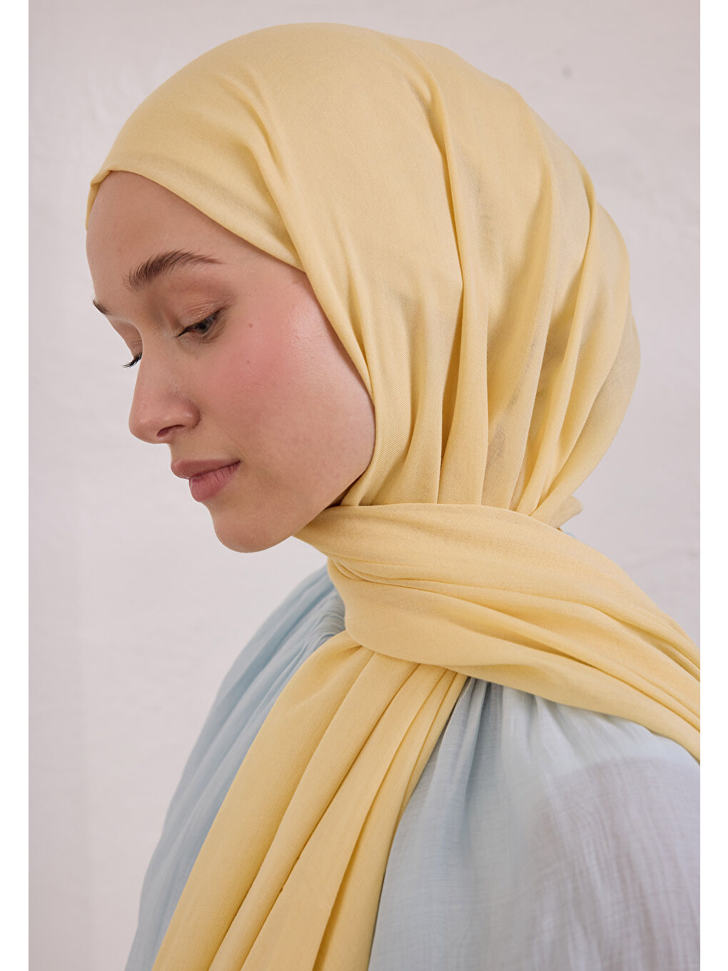 Bej SOFT VİSKON ŞAL TEREYAĞI-3