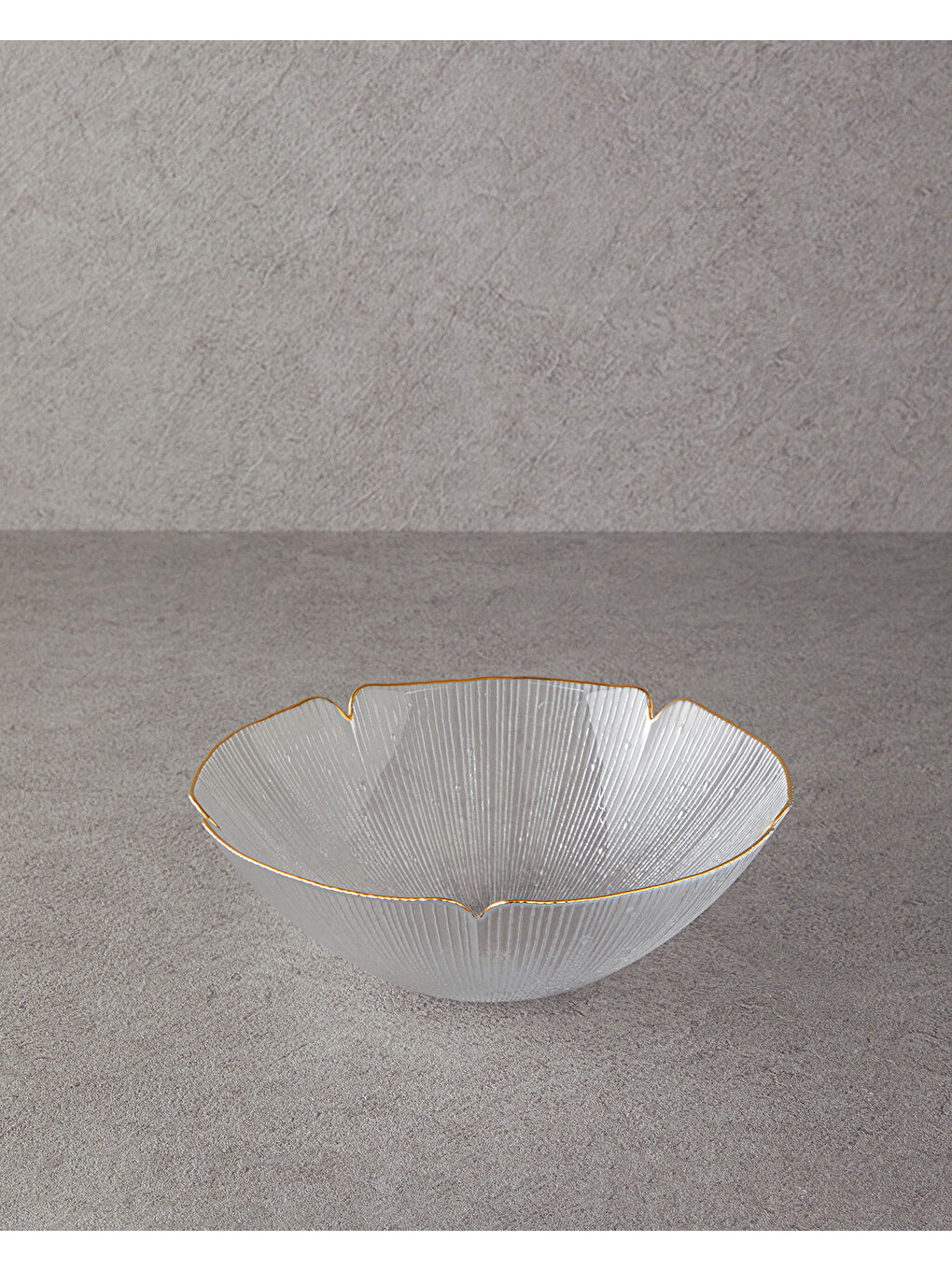 Sarı Siana Cam Kase 25 cm Gold-1