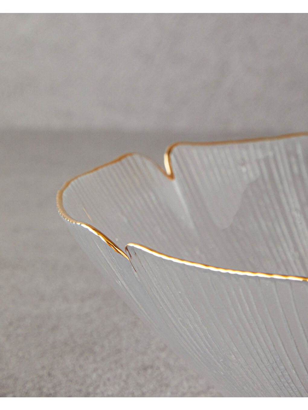 Sarı Siana Cam Kase 25 cm Gold-2