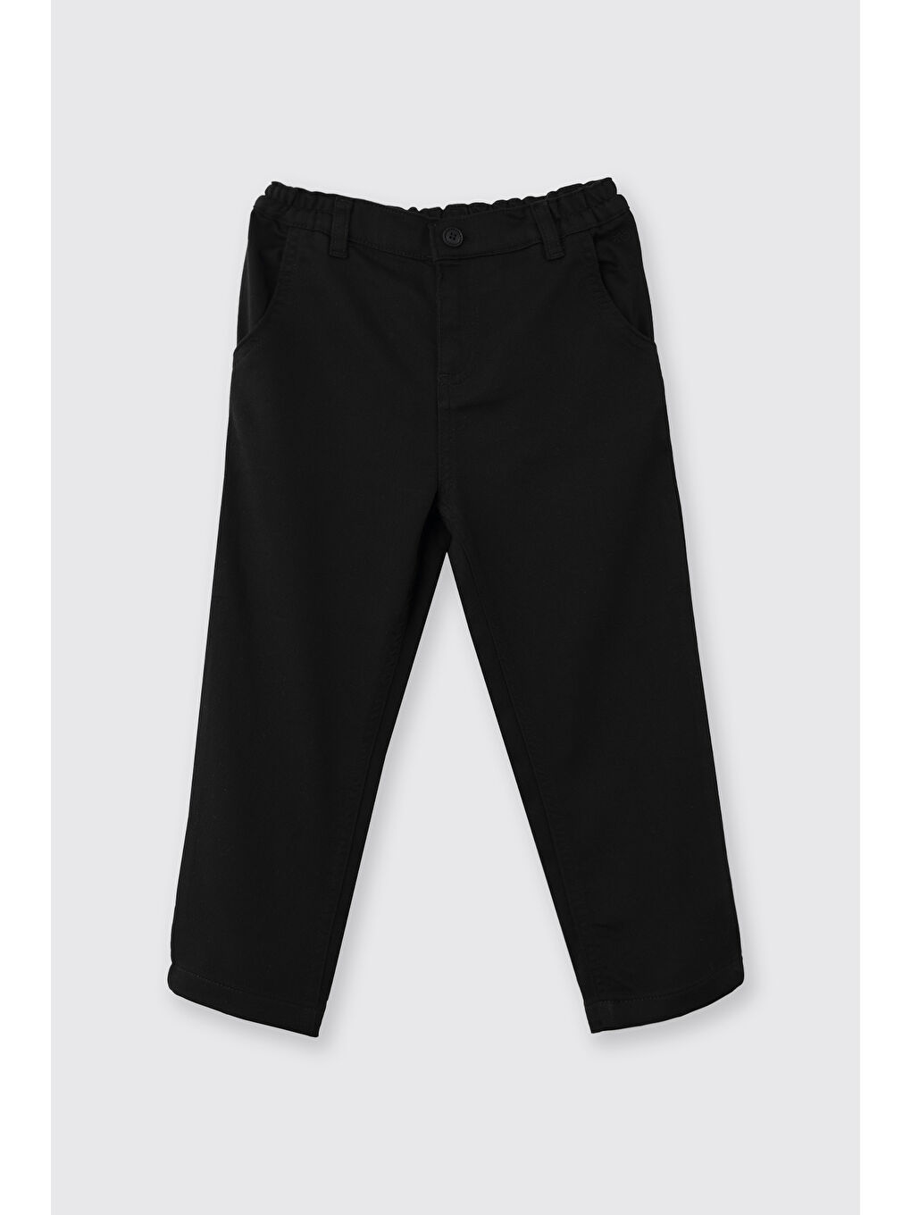 Erkek Bebek Cepli Boru Paça Siyah Pantolon