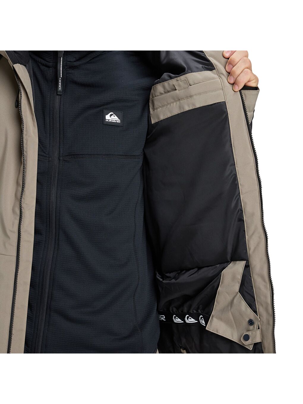 Mission Block Jk Erkek Bej Snowboard Kayak Montu-5