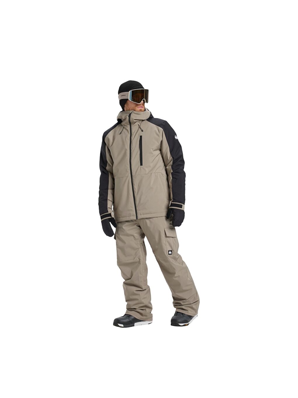 Mission Block Jk Erkek Bej Snowboard Kayak Montu-7