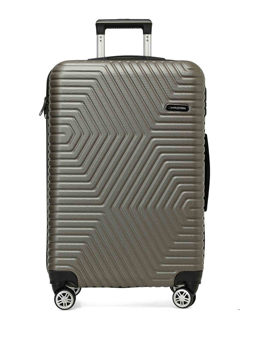 Travel Soft Bej SANDERUM -B 4PR Vizon Unisex Büyük Boy Valiz