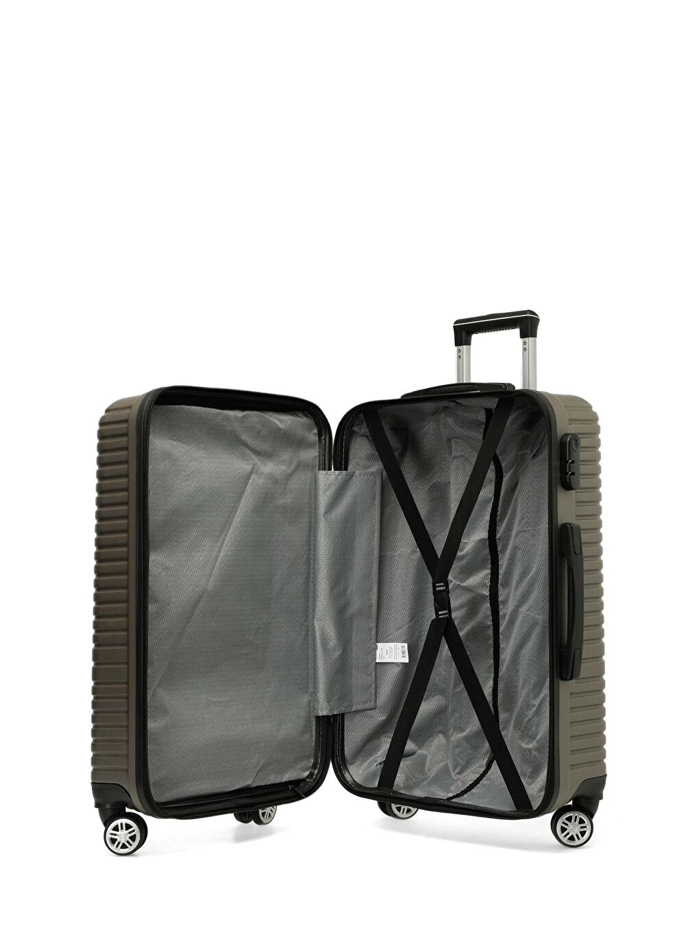 Travel Soft Bej SANDERUM -B 4PR Vizon Unisex Büyük Boy Valiz - 2