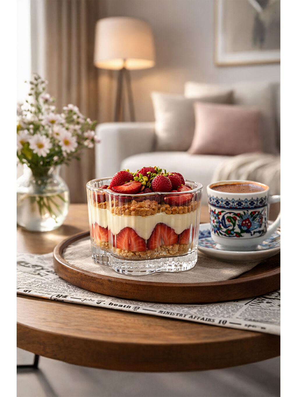 Renksiz RYG7061 Flower 6lı Cam Kase Seti Çerez Kasesi 6 x 7,5 cm-3