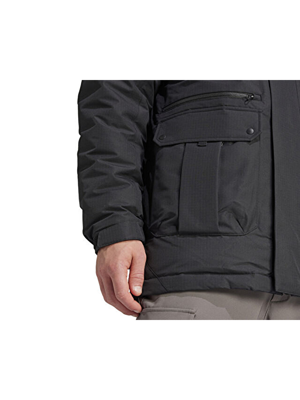 Ekru Terrex Xpl Gd Parka Erkek Outdoor Montu Ix7935 Krem-5