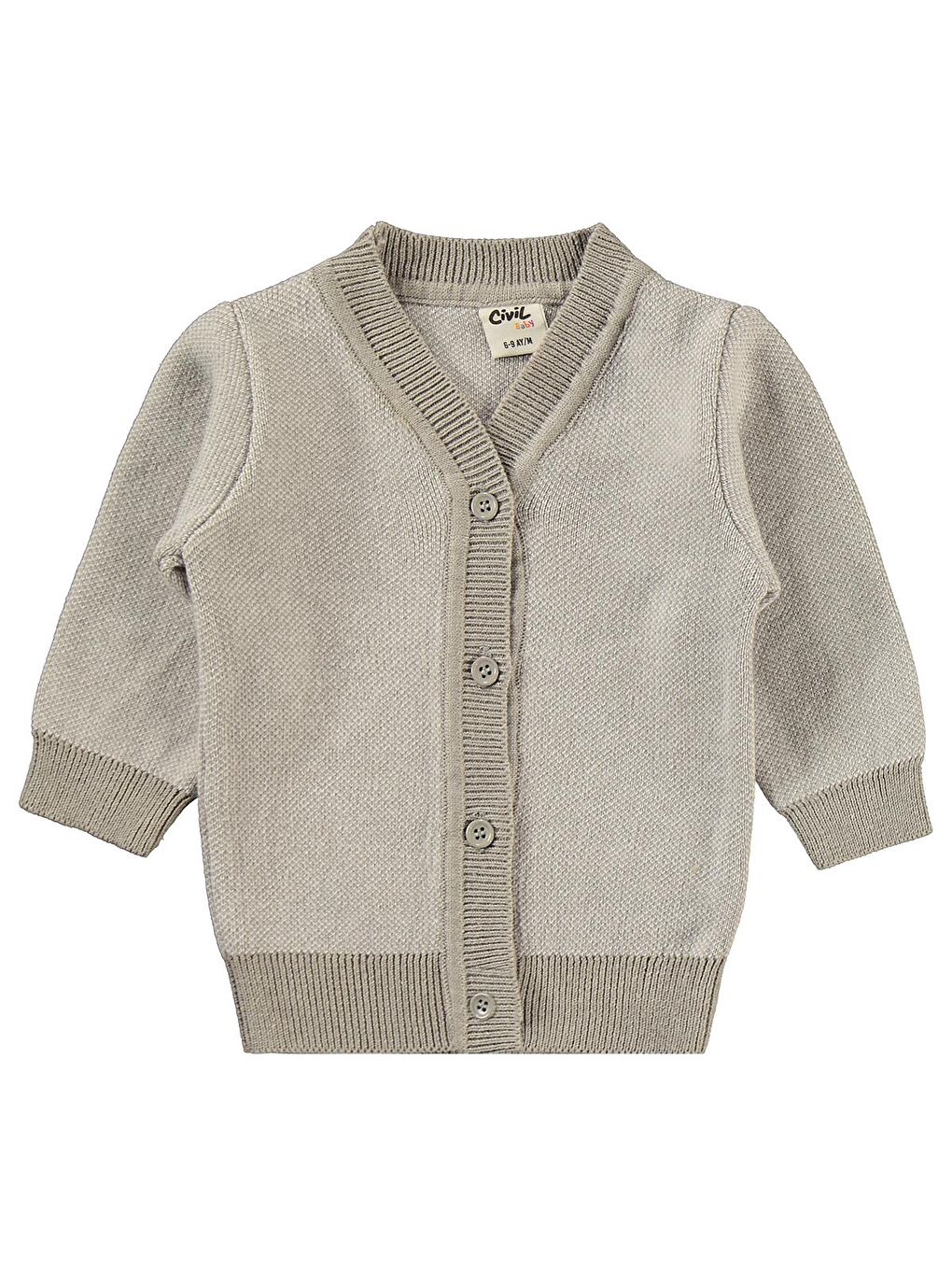 Baby Hırkalı 6-18 Ay Takım - Gri 6-9 Ay-2