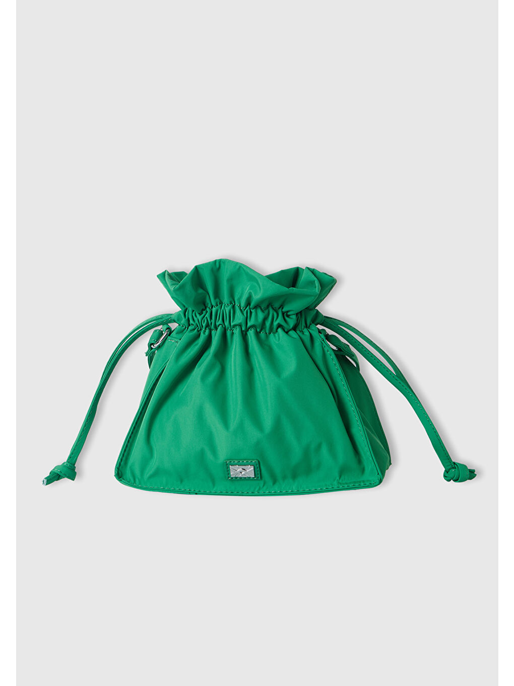 Kadın Yeşil Ağzı Büzgülü Çanta