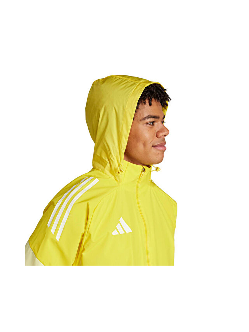 Tiro25c Aw Jkt Erkek Futbol Antrenman Yağmurluk Jı8958 Sarı-4