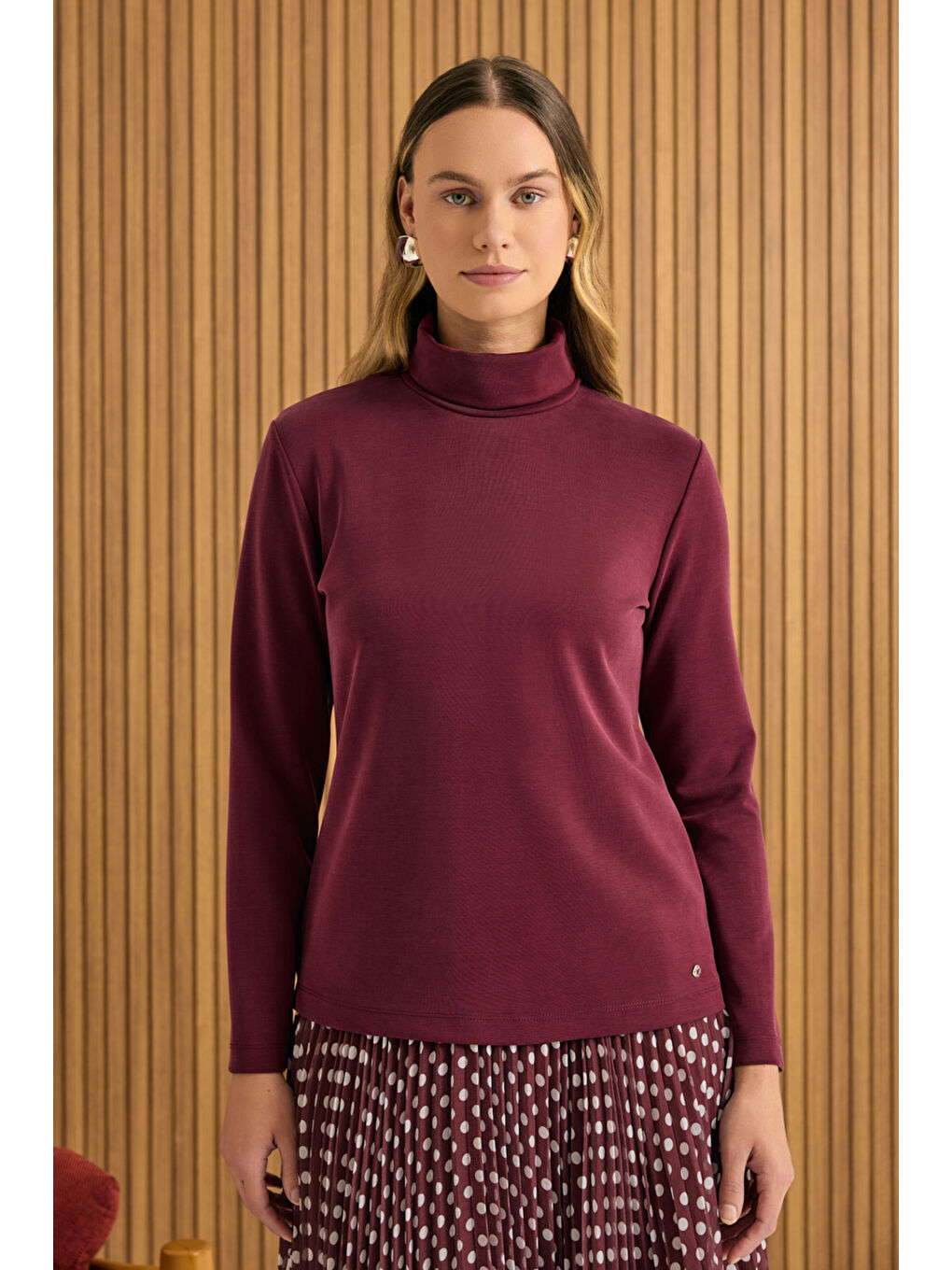 Bordo Örme Rayon Body-2
