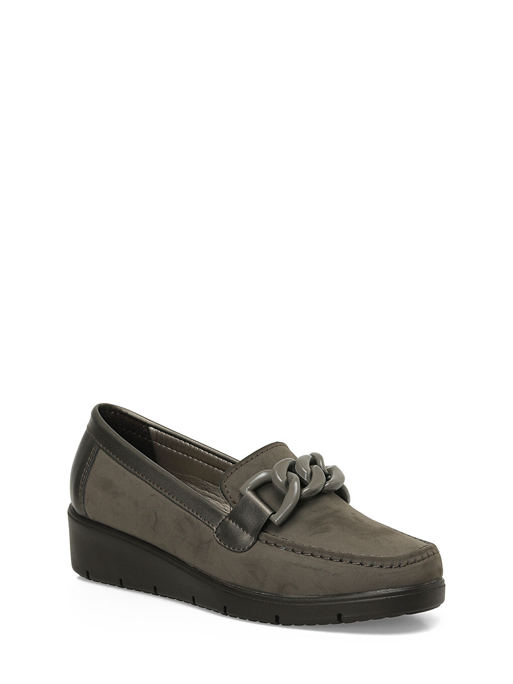 166552.NZ4PR Haki Kadın Loafer-1