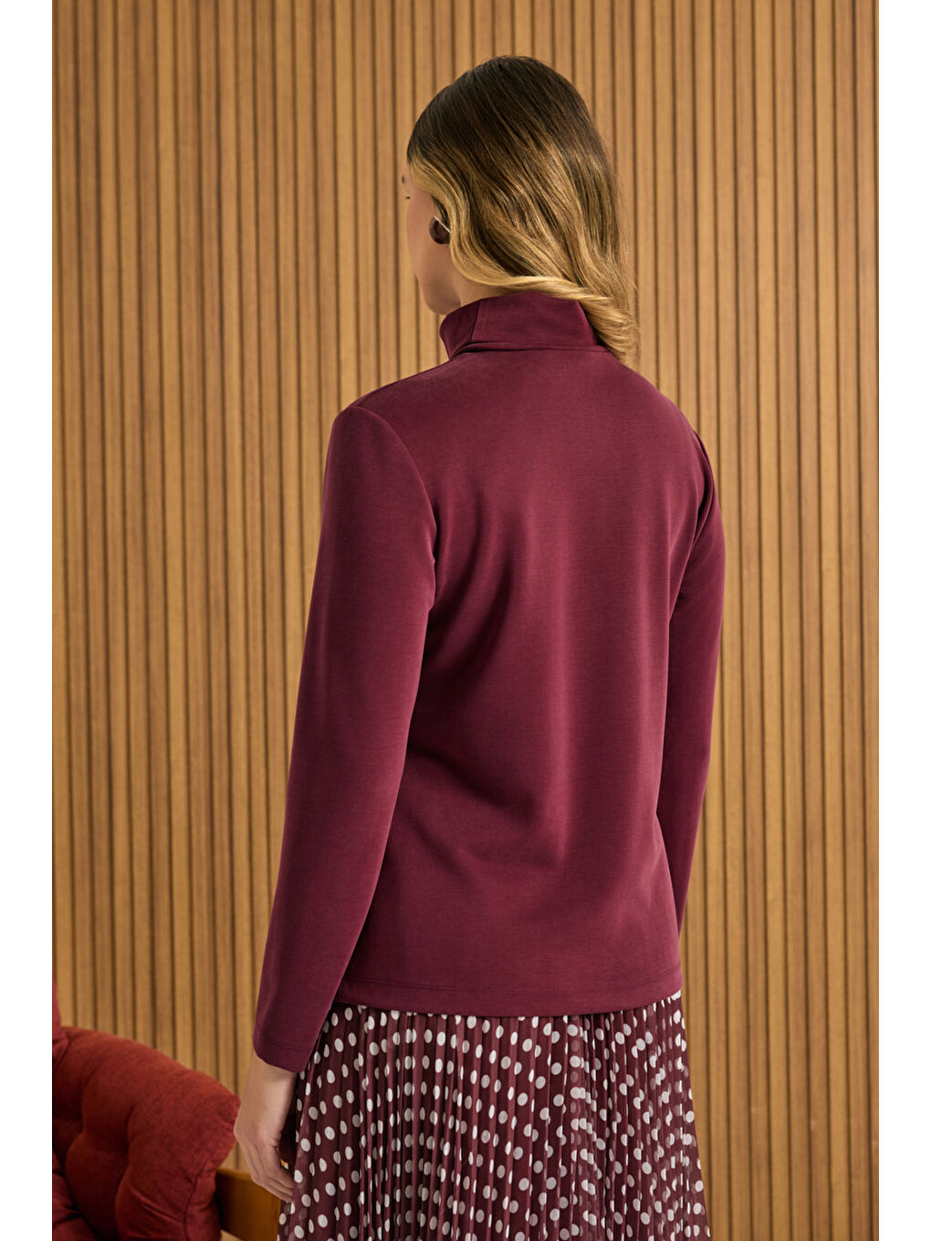 Bordo Örme Rayon Body-4