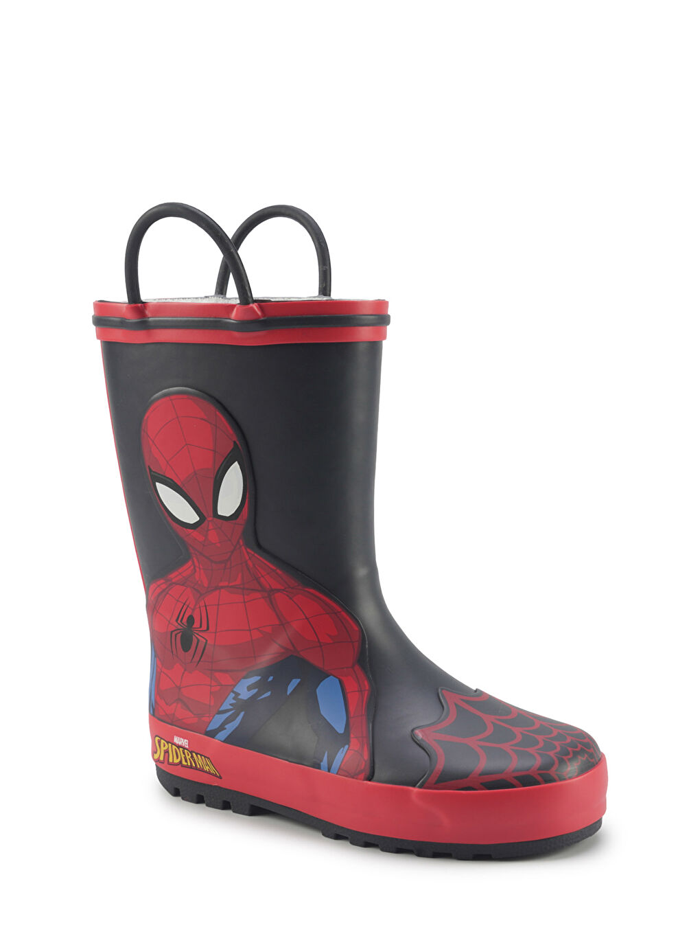 MELS.P5PR Siyah Erkek Çocuk Yağmur Çizmesi-1