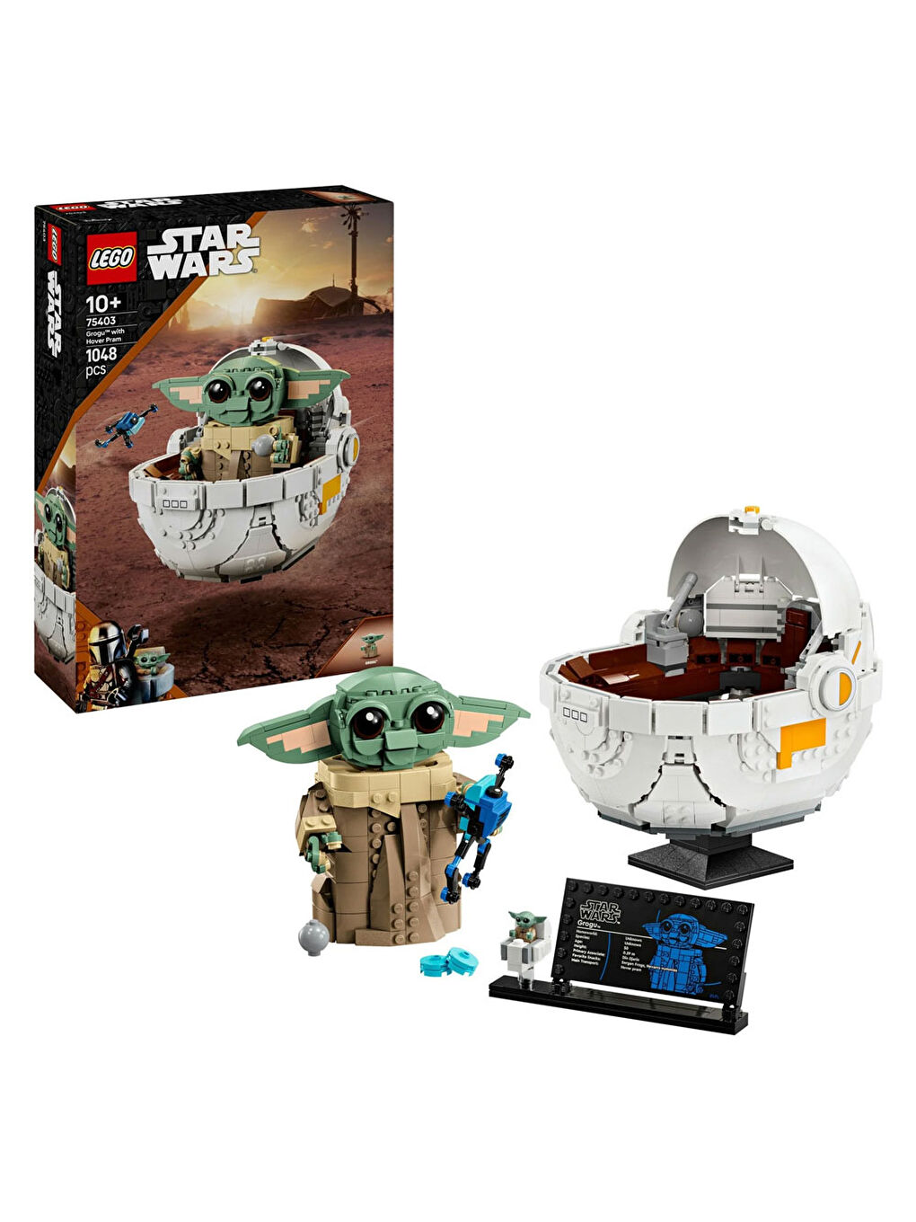 Star Wars The Mandalorian Uçan Bebek Arabalı Grogu 75403