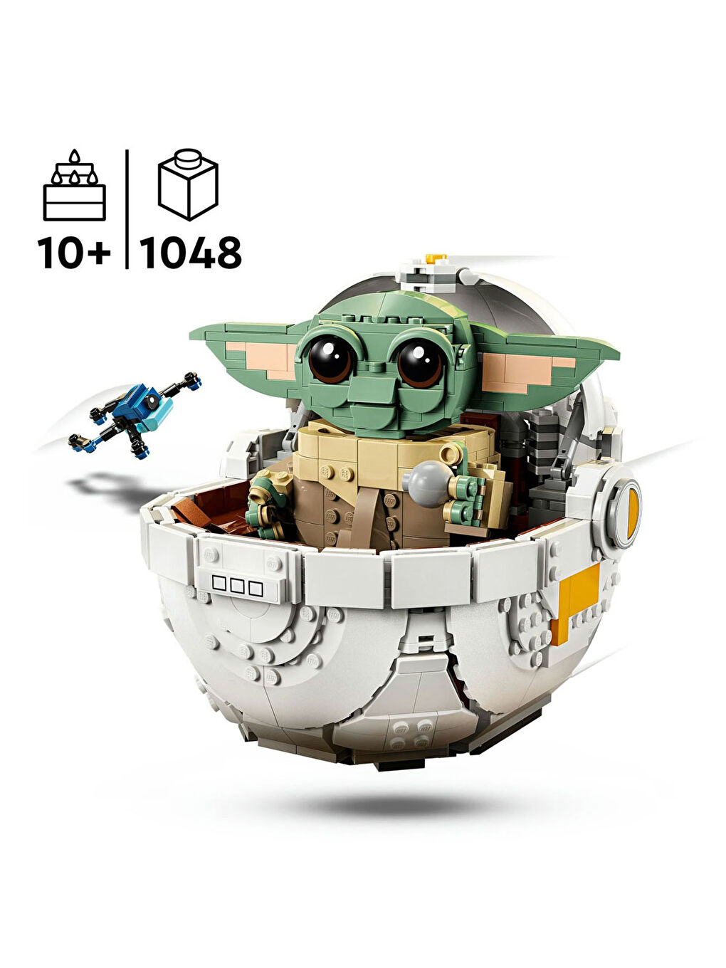 Star Wars The Mandalorian Uçan Bebek Arabalı Grogu 75403-1