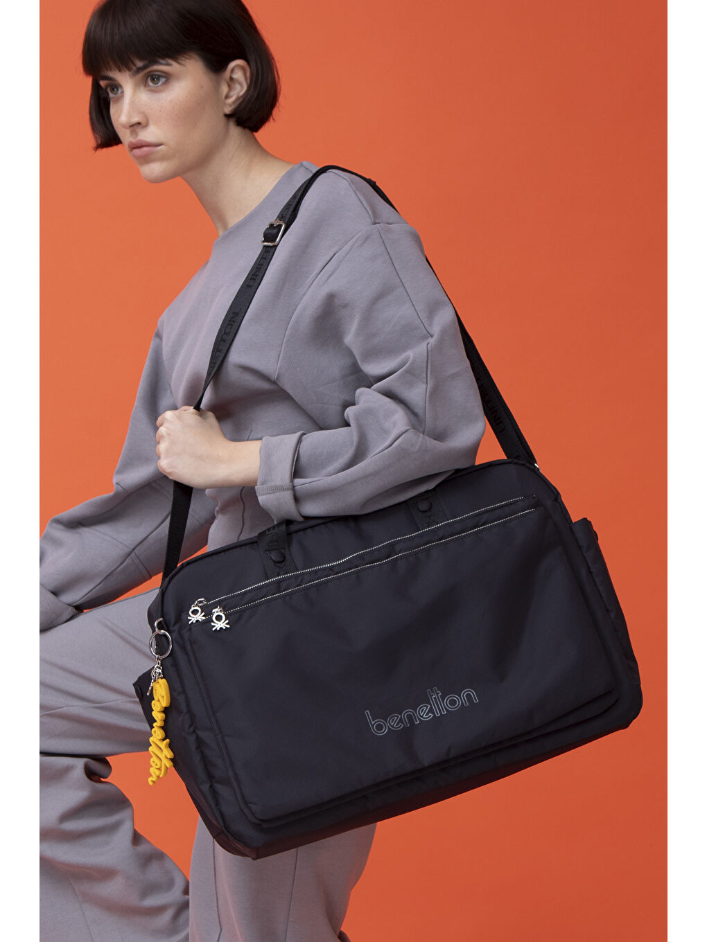 Siyah Unisex Seyahat Çantasi Si̇yah BNT1466-2