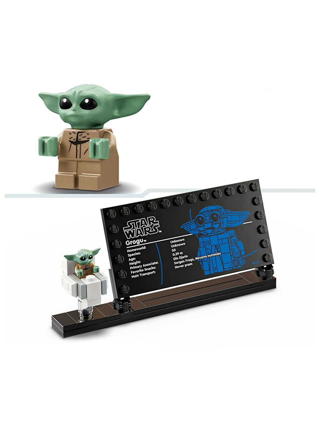 Star Wars The Mandalorian Uçan Bebek Arabalı Grogu 75403-4