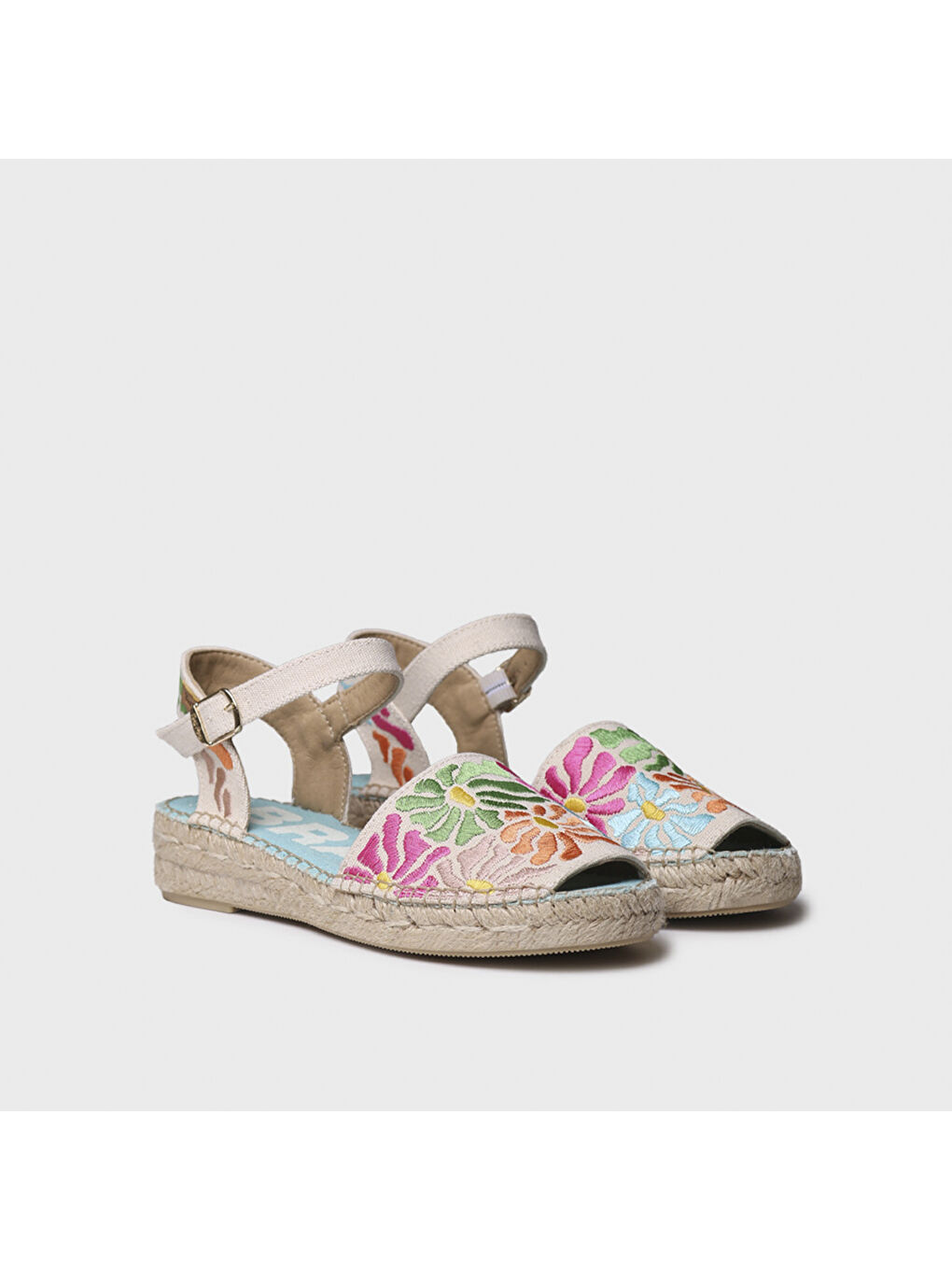 Bej Kadın Sandalet Garbet Mosaic-1