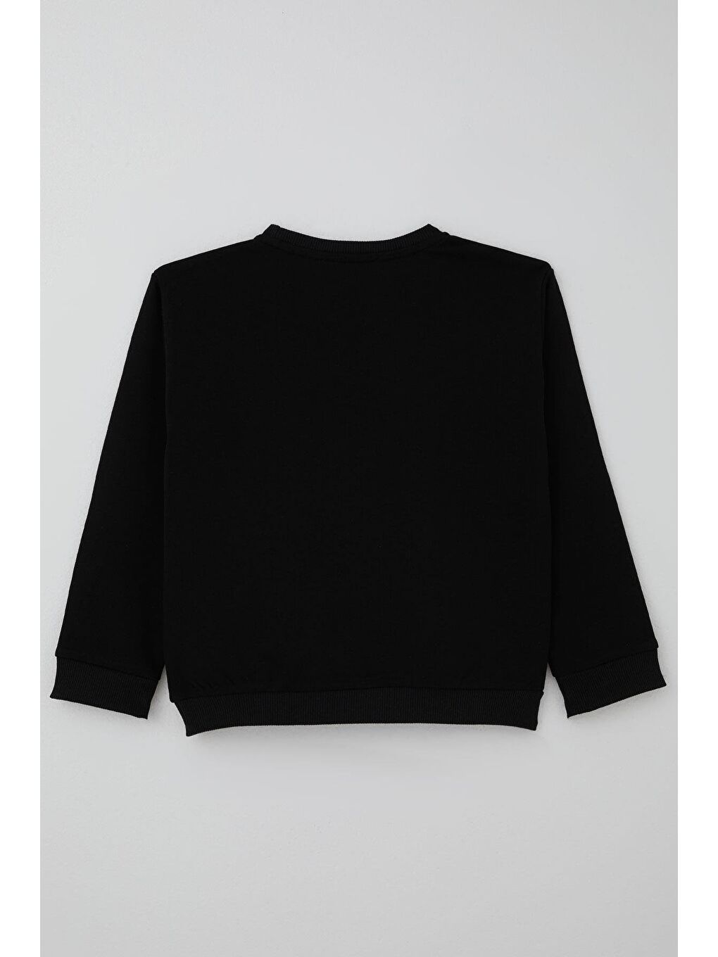 Erkek Çocuk Eşofman Takımı Yazı Baskılı Pantolunu Parça Detaylı Siyah (5-9 Yaş)-3