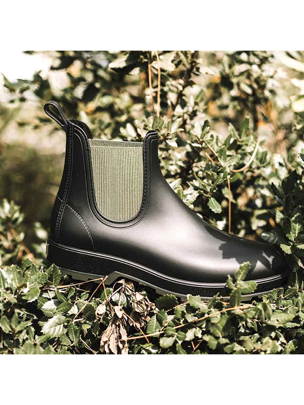 Haki Erkek Bot (Yağmur ) Berlin Waterproof Ankle boot in Khaki (Caqui)-4