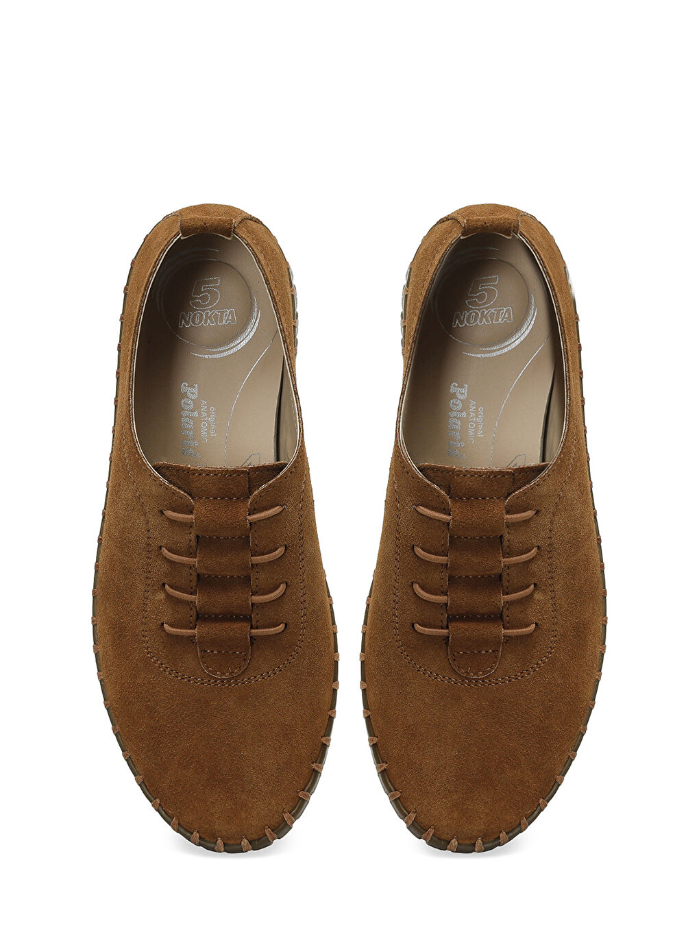 Karışık 103083.NZ5FX CAMEL. Kadın Düz Ayakkabı-3