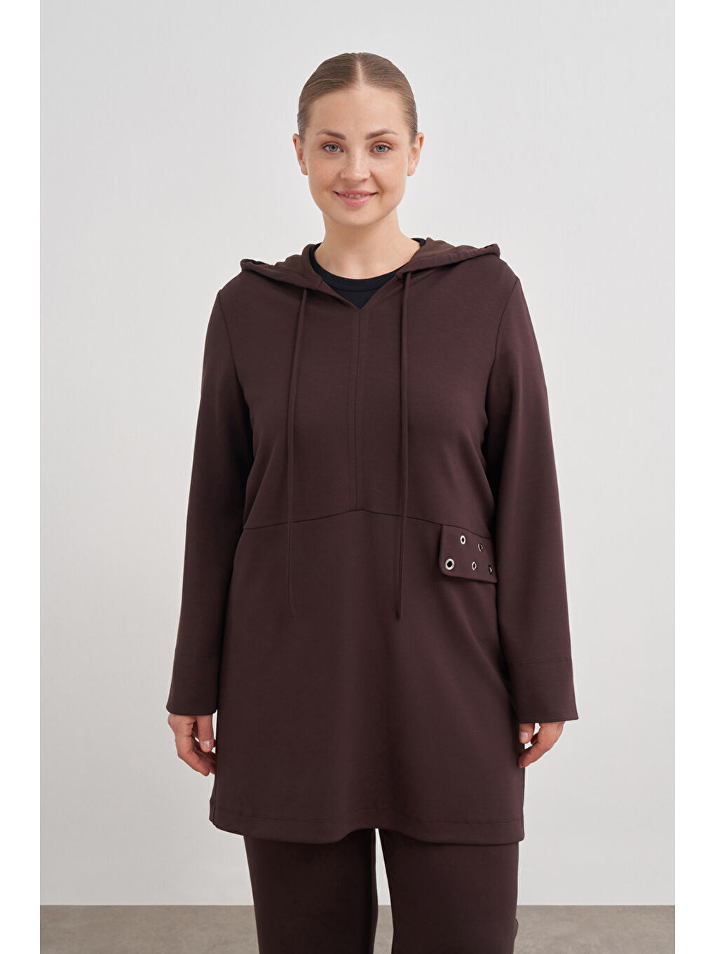 Kahverengi 15783112 Tunik