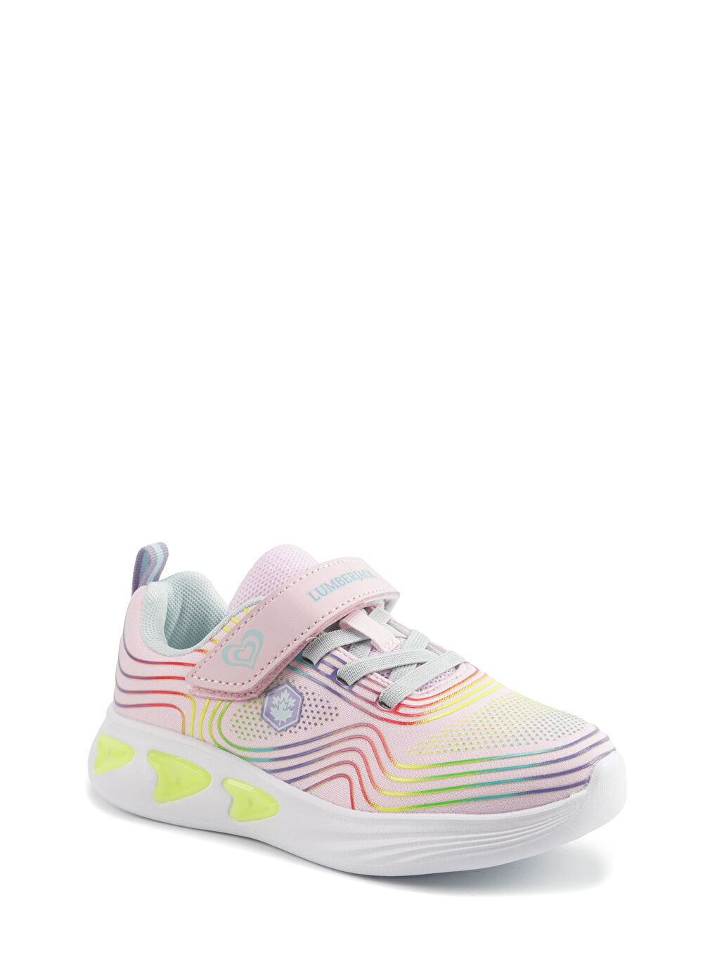 Pembe RAINBOW 5PR Pudra Kız Çocuk Spor Ayakkabı-1