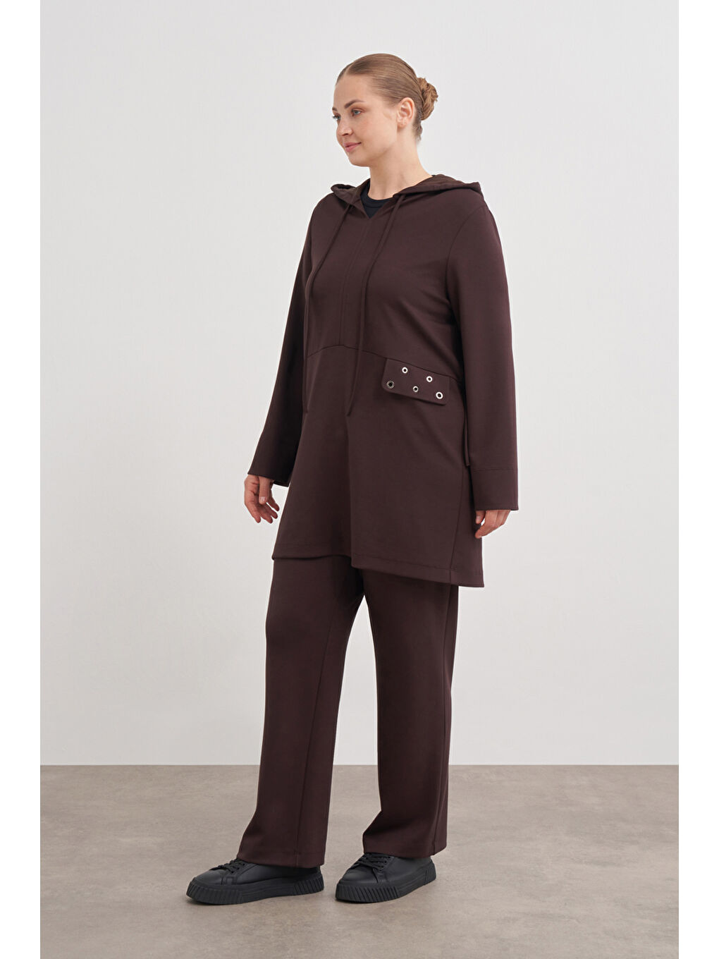 Kahverengi 15783112 Tunik-2