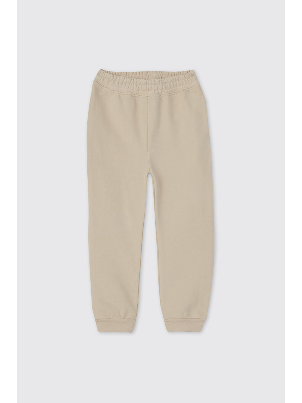 Kız Bebek Nakış Detaylı Bej Eşofman Takımı-5