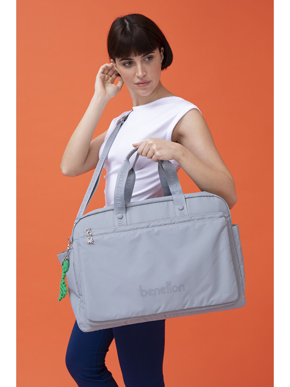 Unisex Seyahat Çantasi Gri̇ BNT1466