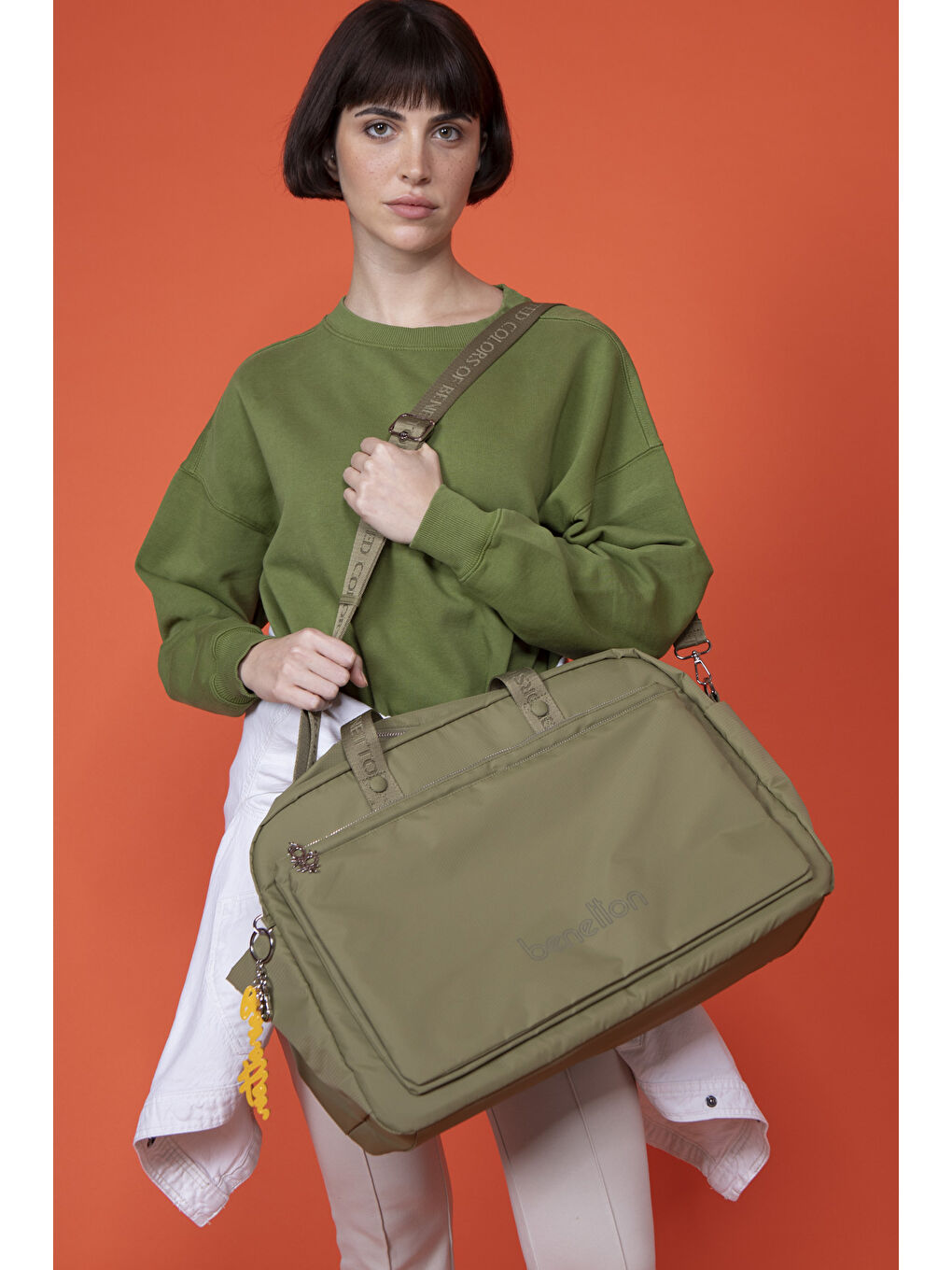 Yeşil Unisex Seyahat Çantasi Yeşi̇l BNT1466-2