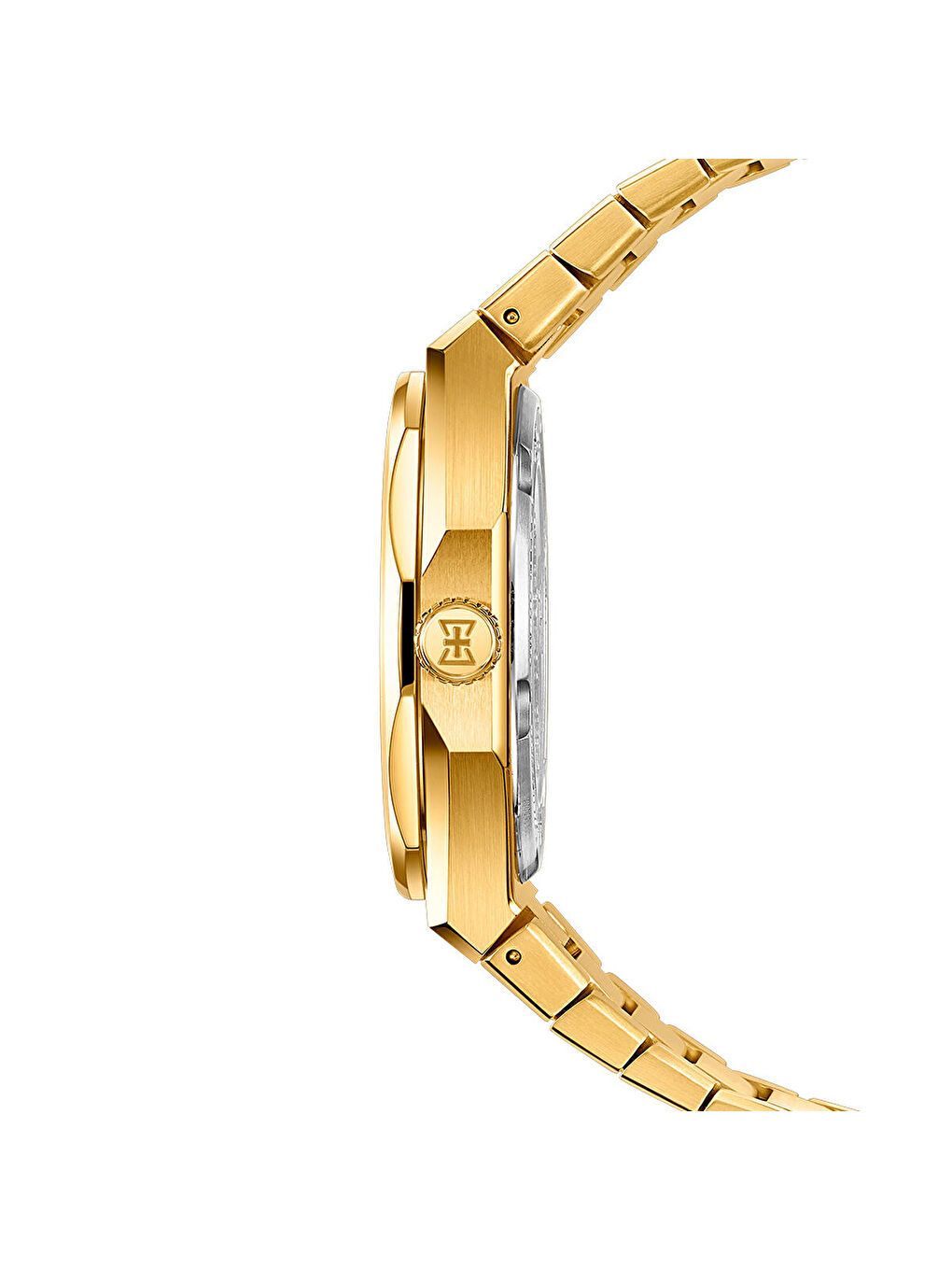 Sarı UC1031 Pırlantalı Kadın Kol Saati-4