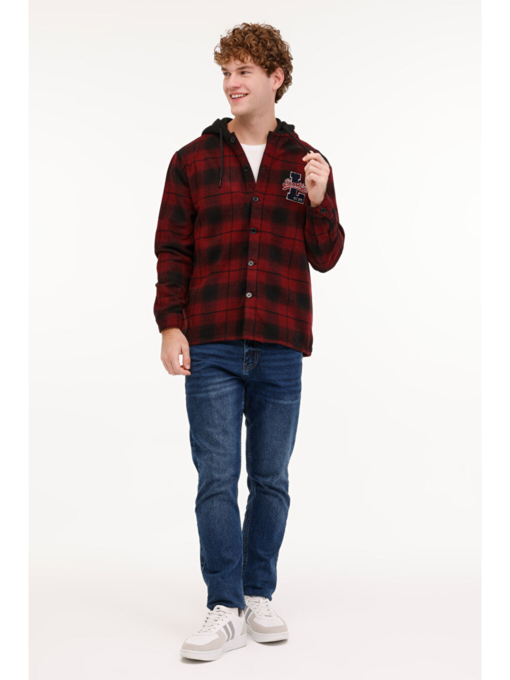 Karışık ML FRAN 60ID113 4PR A BORDO Erkek Gömlek-2