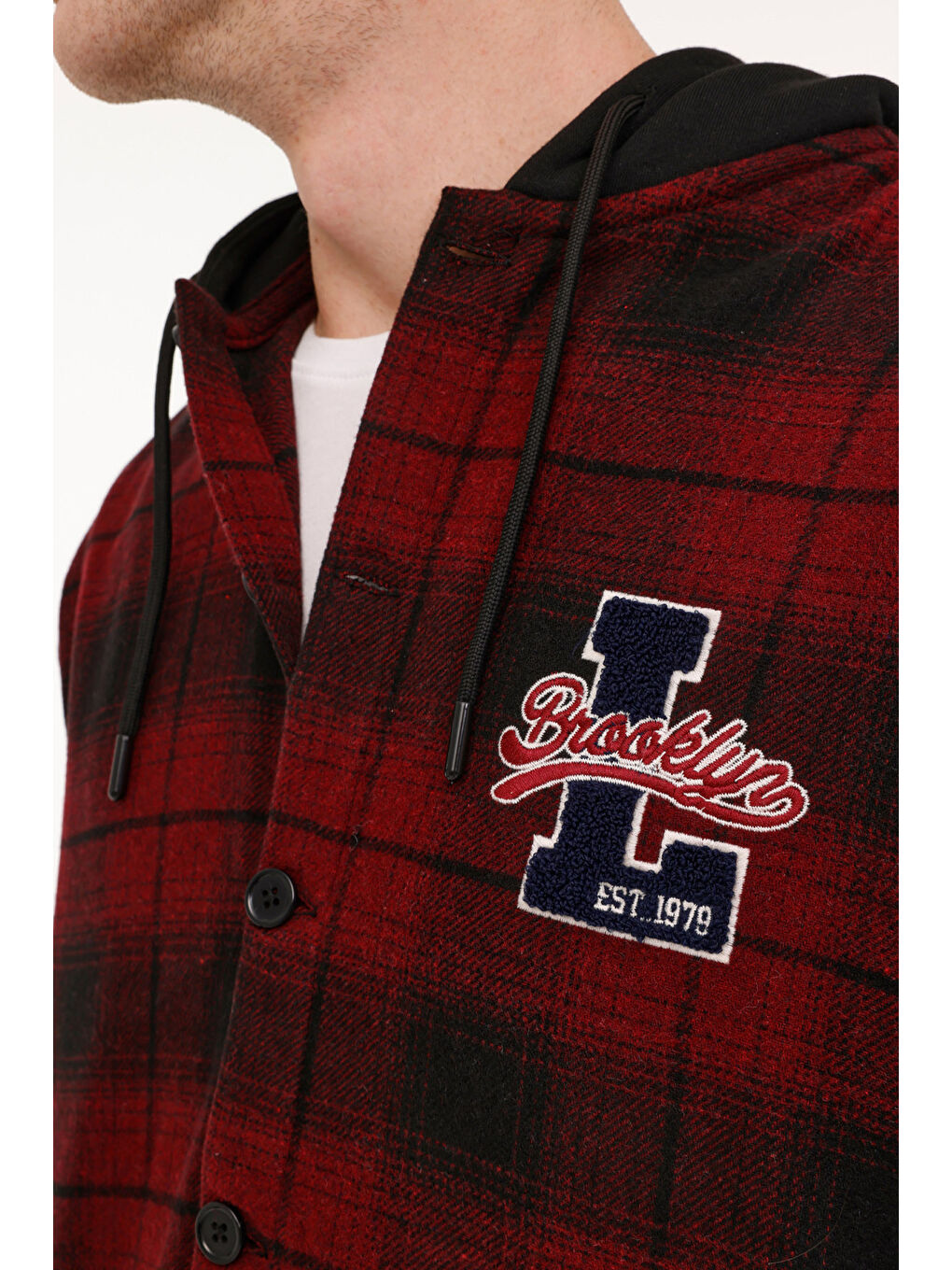 Karışık ML FRAN 60ID113 4PR A BORDO Erkek Gömlek-3