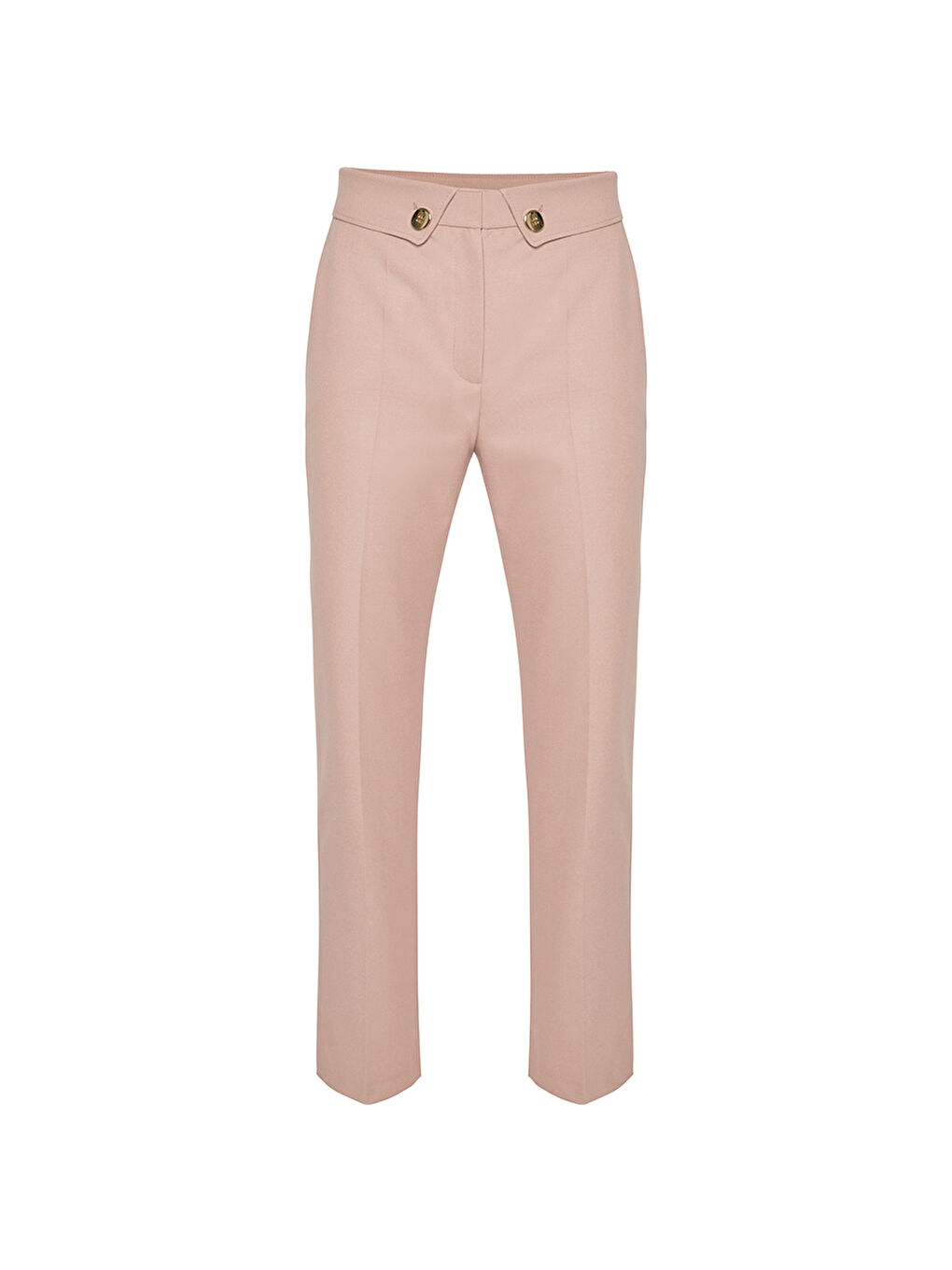 Pembe Pudra Havuç Form Klasik Pantolon