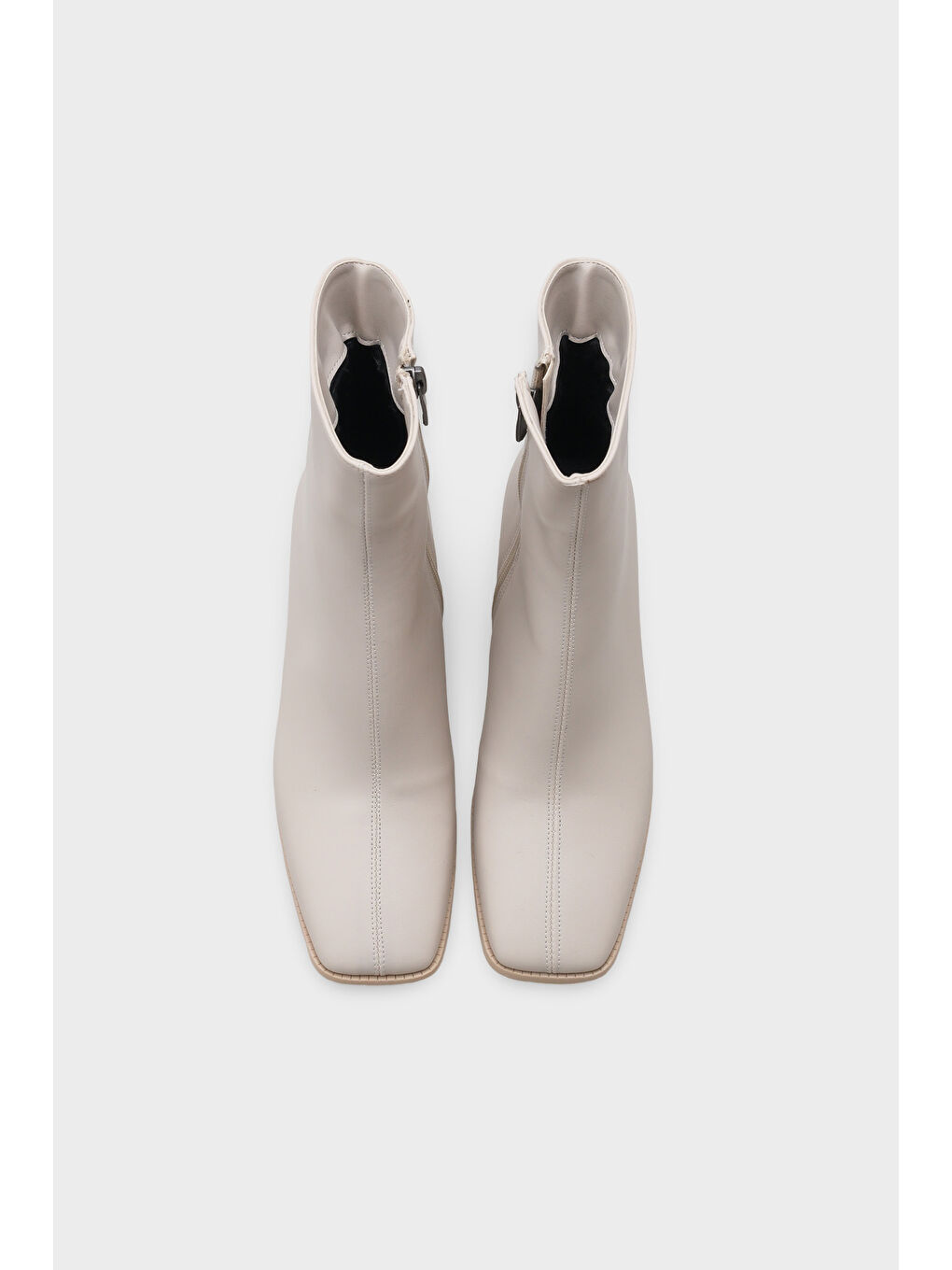 Celine Kadın Bej Topuklu Bot-5