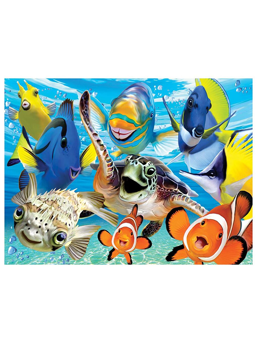 Deniz Canlıları Selfie Puzzle 48 Parça 20606-1