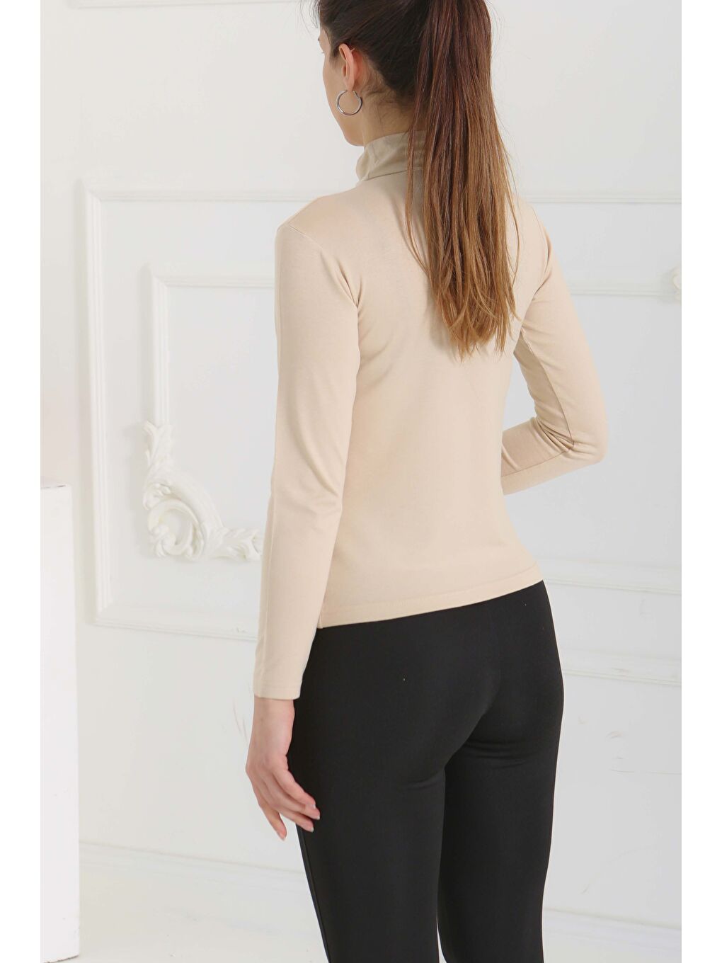 Uzun Kollu Badi Bej - 26823-4